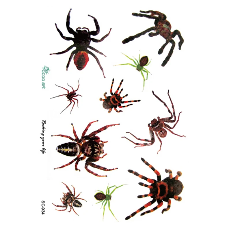 Экологически водостойкая временная татуировка на руку реквизит для