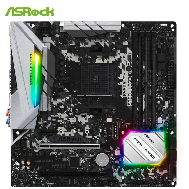 Preise PC FALL + ASROCK B450M STAHL LEGENDE MOTHERBOARD + AMD RYZEN 5 3600 PROZESSOR + 3PCS RGB FALL FAN + DESKTOP MINI LAUTSPRECHER PC FALL SET