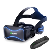 vr glasses suit high quality adjustable device with handle vr headset with game remote controller drop shipping wholesale