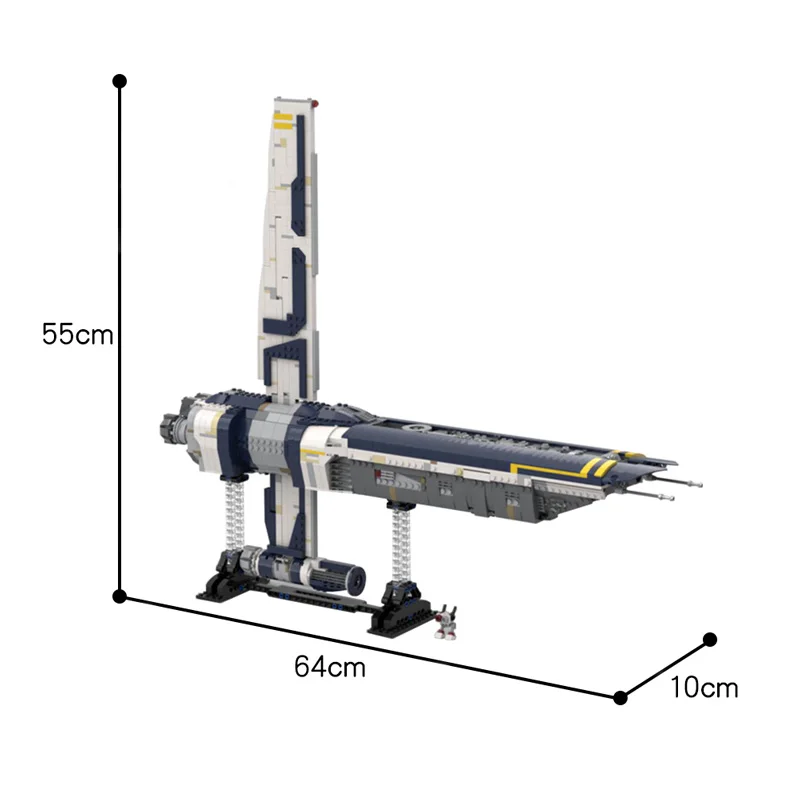 

MOC-46309 The Stinger Mantis-Fallen Order V2 Spacecraft Model Compatible With Space Wars Battleship Bricks Toys for Kids Gift