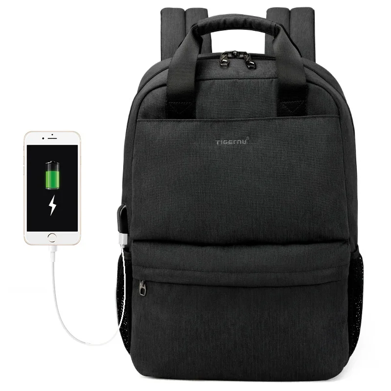 Деловой Повседневный Рюкзак 15 6-дюймовый ноутбук сумка для компьютера дорожная