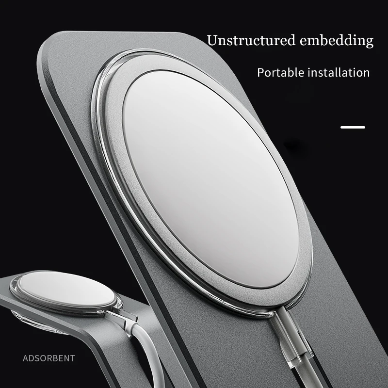 gtwin 15w charger stand for iphone 12 mini pro max magsafing wireless chargers bracket desk charging base dock holder free global shipping