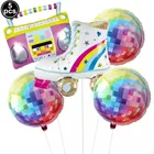 Набор надувных шаров 80s 90 для вечеринки, радио, бумбокс, реквизит, коньки, дискотека, украшение на день рождения в стиле хип-хоп, 5 шт.