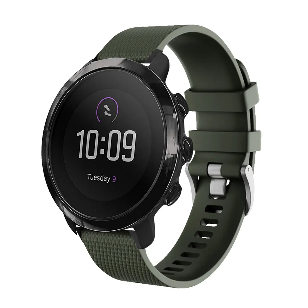 Large Silicone WatchBand WristStrap Bracelet Replacement For SUUNTO 3 Fitness Sports Colorful Wristband SmartWatchs Accessories |