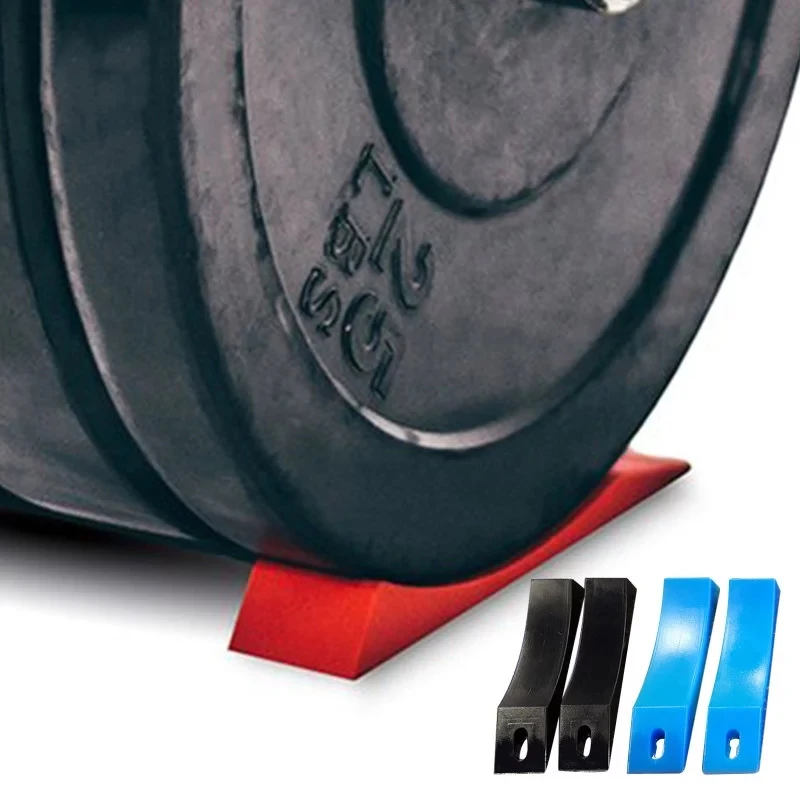 

Iron Wedge 1 Pair Deadlift Bar Jack Alternative for Efficiently Load and Unload Weight Plates Ideal Strength Fitness Training