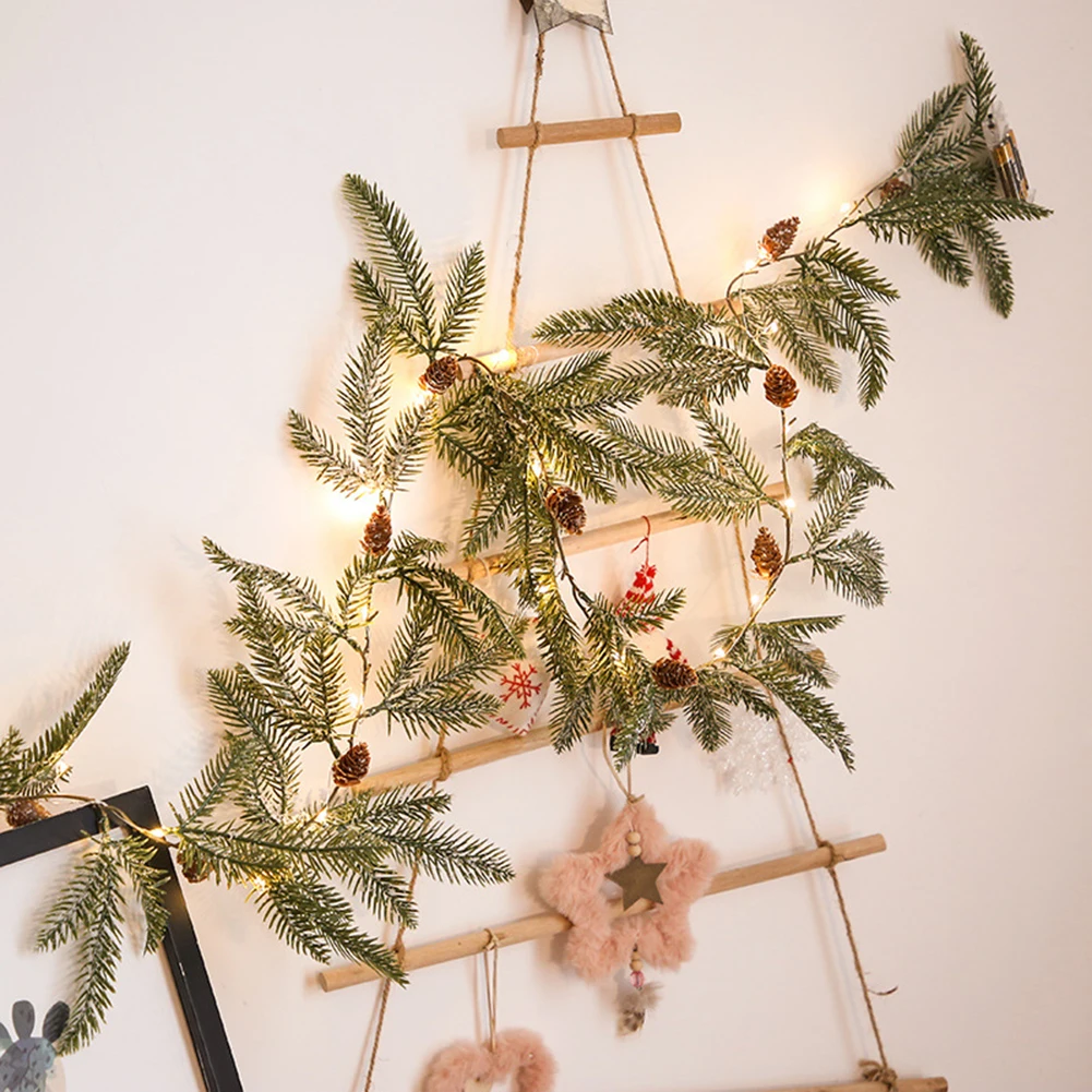 

Светодиодная лампа из медной проволоки с иглами, Декоративная гирлянда для внутреннего двора, Рождественский светильник на батарейках