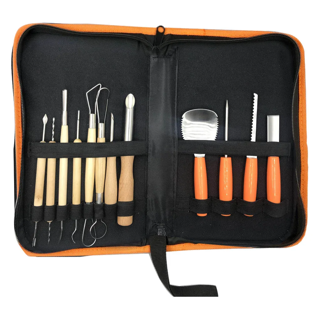 'The Best' Pumpkin Carving Tool Kit Fruit Ceramic Pottery Woodwork Peeling Sculpting Tools Set 889 |
