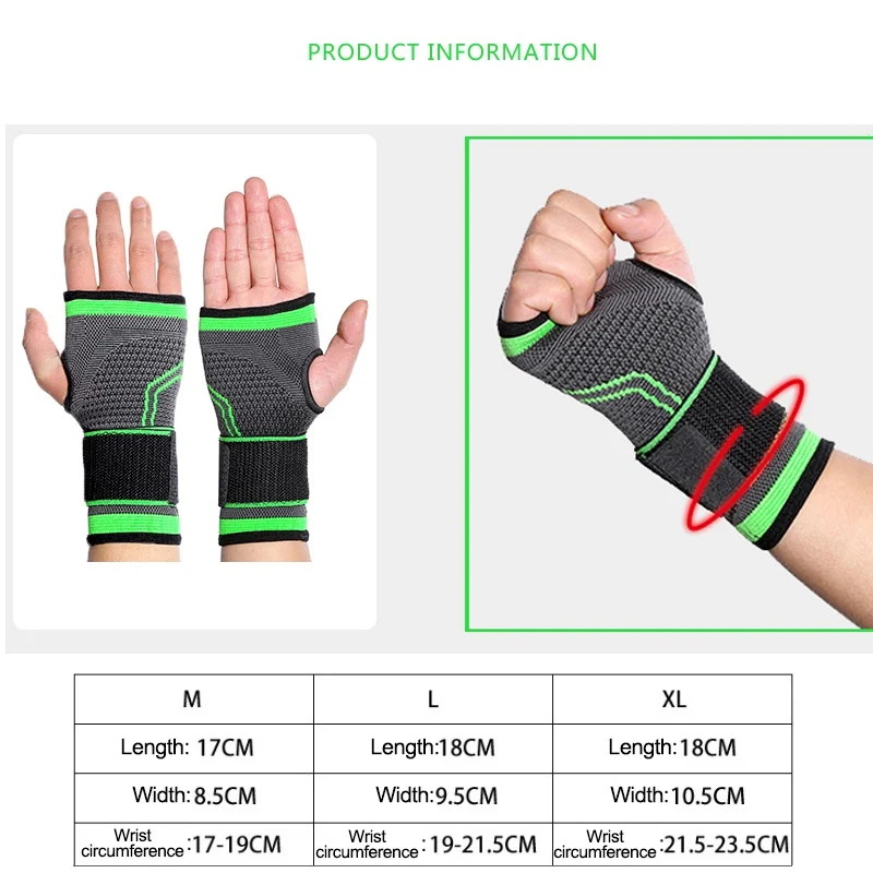 

1PCS Professional Sport Protective Gear Boxing hand wraps support+Weightlifting Bandage Wristband Support Brace Protector