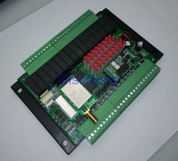 RC616] беспроводной модуль ввода-вывода 433 м MODBUS 16-way DI реле цифрового устройства
