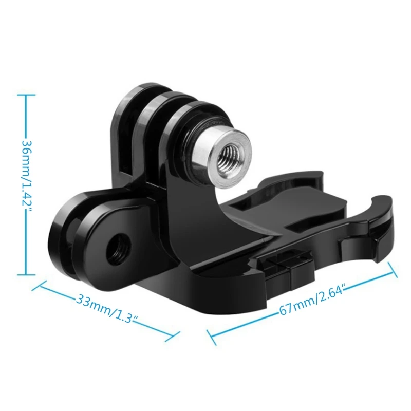 Двойной быстросъемный Базовый адаптер J Mount подходит для экшн камеры 8