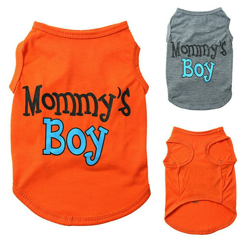 Мягкая футболка для мамы и мальчика с надписью маленьких щенков кошек Летние