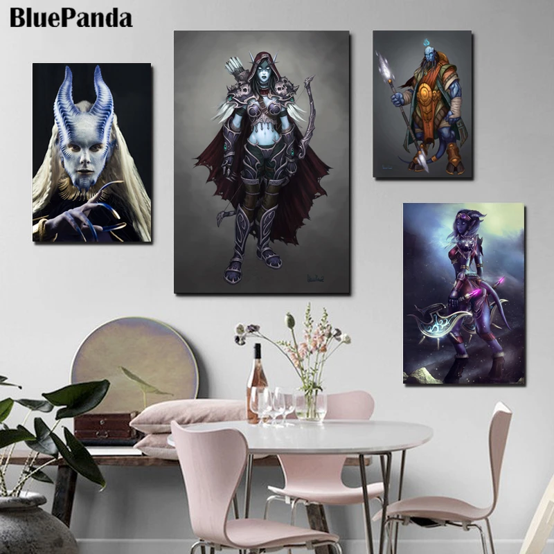 Warcraftes мир Сона демон крови эльф фотографии Wall Art Декор для дома холст живописи
