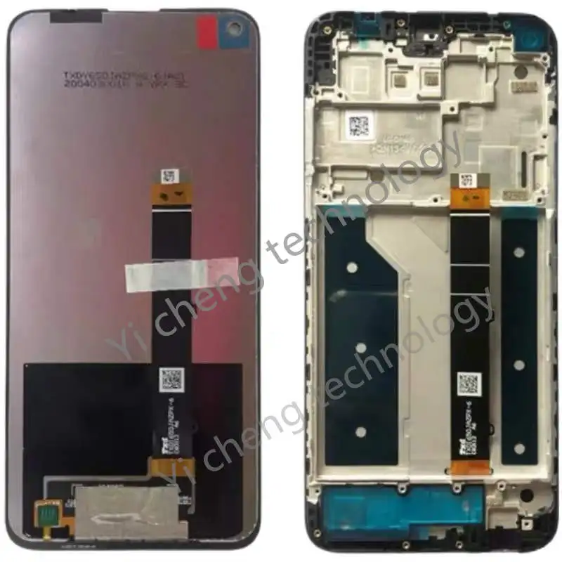 Pantalla LCD t&aacute;ctil de 6,53 "para LG K61, LMQ630EAW, LM-Q630EAW, montaje de digitalizador con marco biselado, LM-Q630BAW-1
