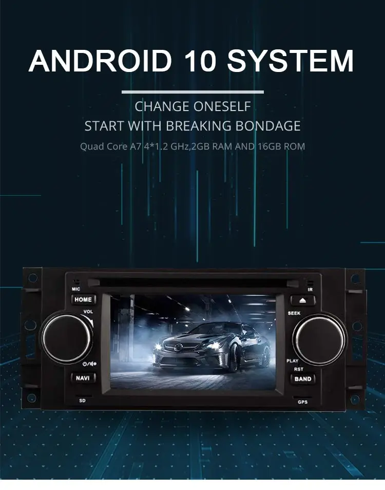 LJDA Android 10,0 автомобильный Радио Мультимедиа DVD gps для Chrysler 300C PT Cruiser Aspen Sebring Dodge caliber джип RAM Grand Cherokee