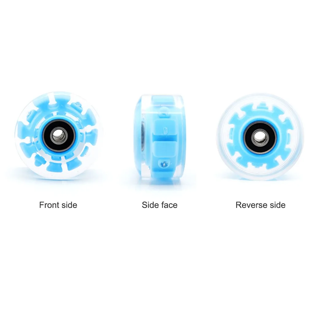 4 шт. двухрядные роликовые коньки аксессуары для роликовых коньков прозрачные