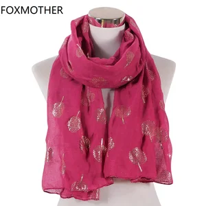 FOXMOTHER Новинка черный, белый, розовый цвет Фольга с золотым блеском шарфы с принтом 