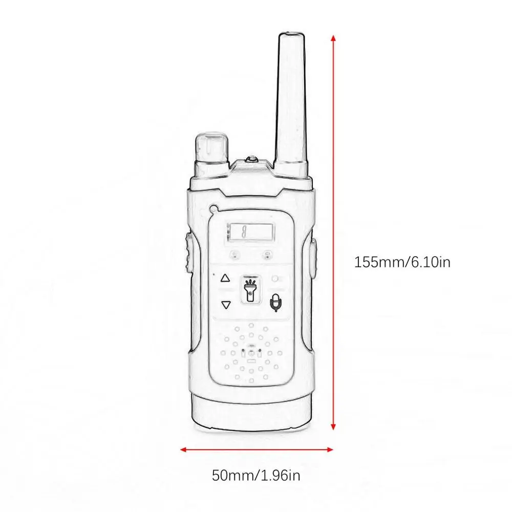 

Mini 80-100M Kids Walkie Talkies Toy Child Electronic Radio Voice Interphone Toy Outdoor LCD Display Walkie Talkies Toy