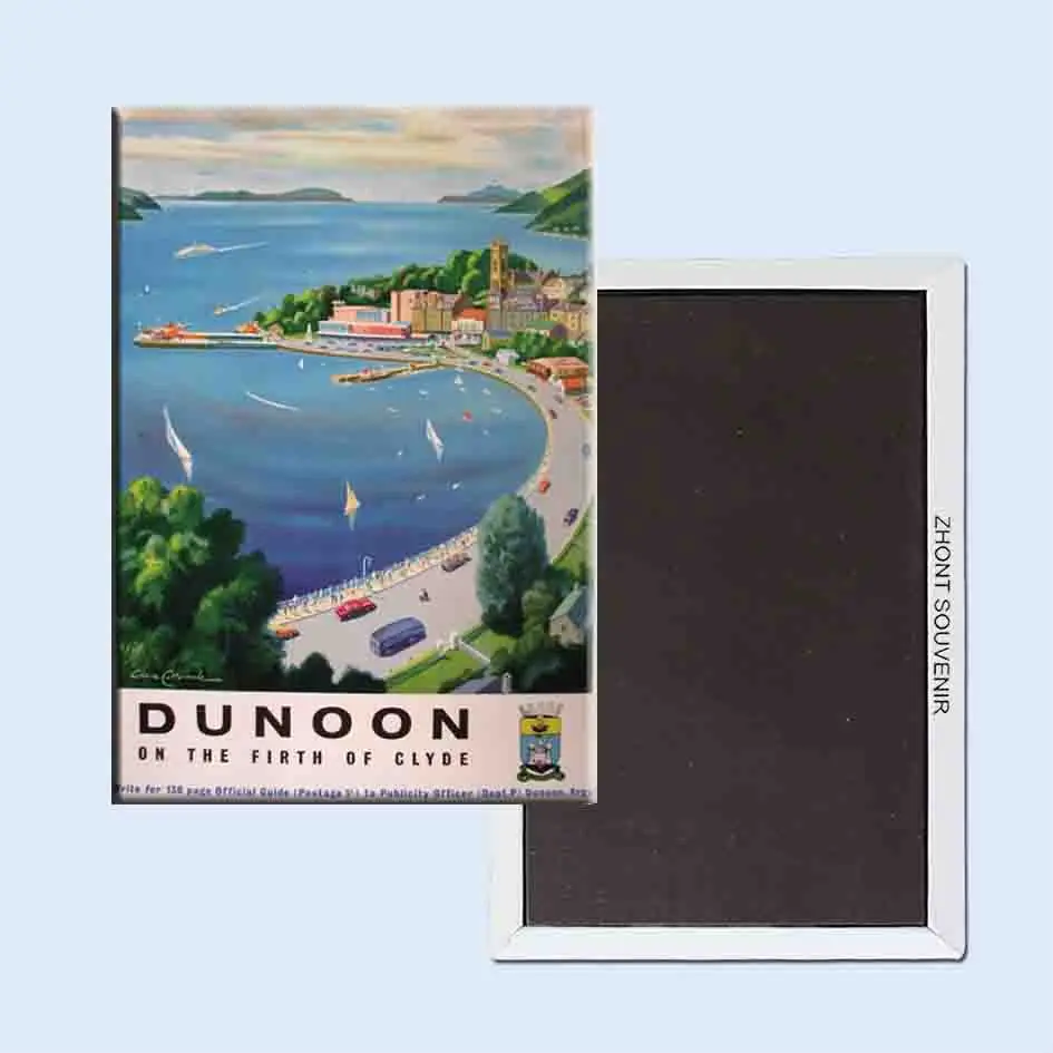 

The United Kingdom Dunoon24008 Retro nostalgia fridge magnets