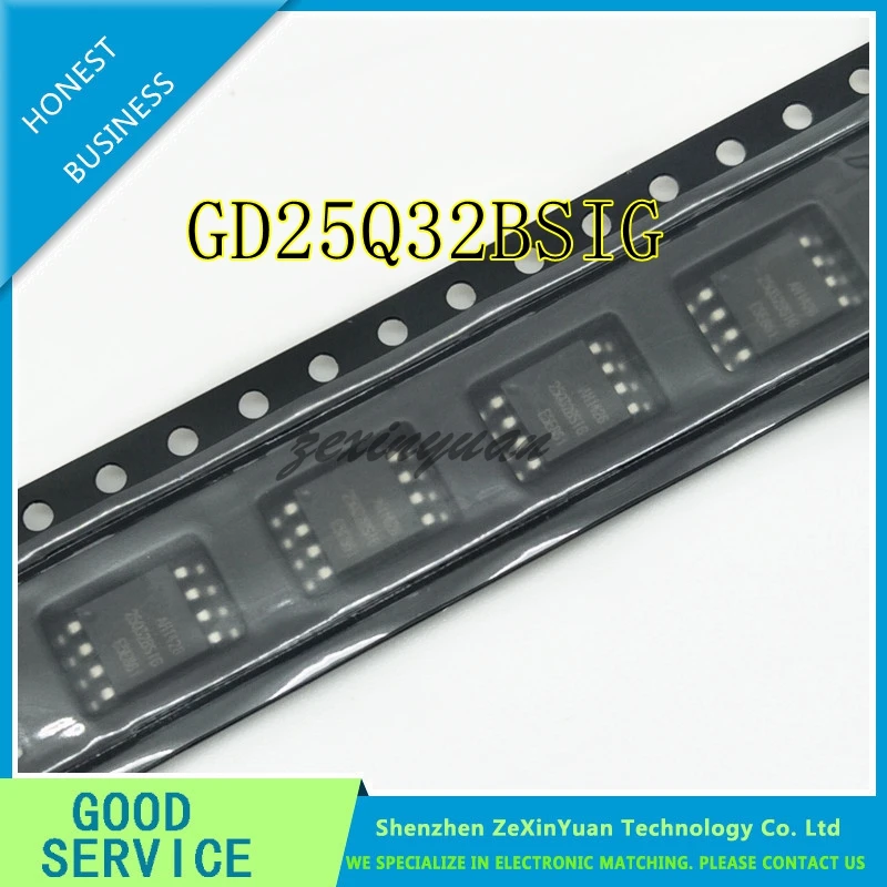 10 шт./лот GD25Q32BSIG 25Q32BSIG GD25Q32 WSOP8 SPI FLASH 32 Мбит/4 Мб, 100% новый и оригинальный