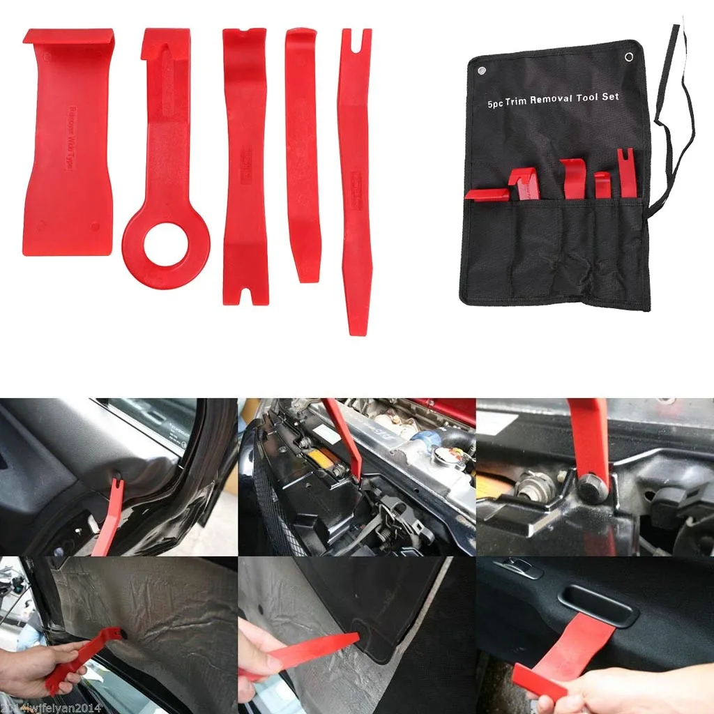 Набор инструментов для установки и снятия панели автомобильной аудиосистемы 5