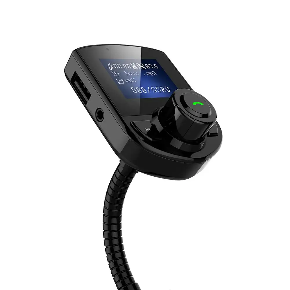 Набор для передачи FM para coche YIBEIKA 3.1A cargador de Пуэрто USB AUX аудио радио pantalla LCD