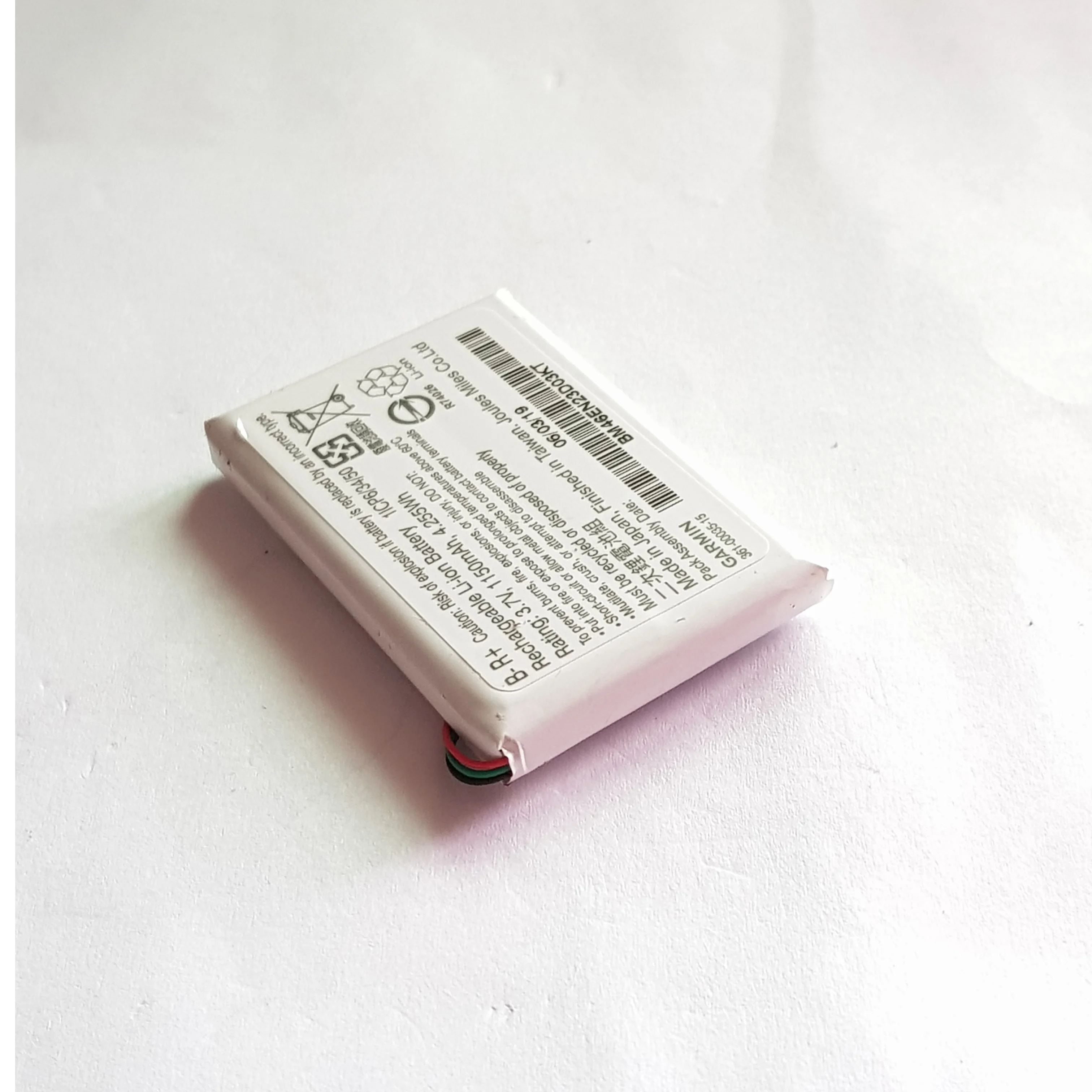 

Original size battery 3.7V 1150mah 4.255Wh 361-0035-15 for GARMIN battery repairpart