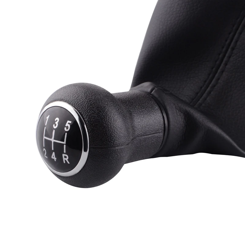 SPEEDWOW Car Gear Shift Knob Gaitor Leather Boot Black Universal Gaiter Cover For PASSAT B5 Volkswagen | Автомобили и мотоциклы