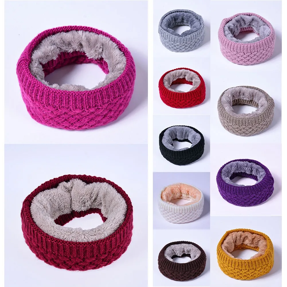 

Women Men Warm Outdoor Cold ComfortFul Scarf Winter Autumn Bandana Scarf Fleece Headband Scarf Headwear
