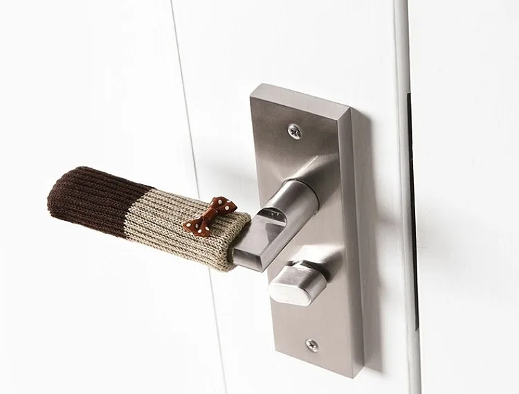 4 шт. вязаные шерстяные носки чехлы на ножки стула нескользящая настольная ножка