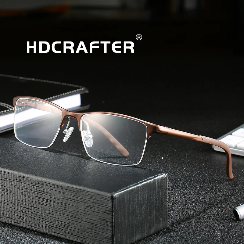 HDCRAFTER винтажные оптические очки Женская оправа квадратные металлические очки унисекс Женские очки для глаз oculos de очки