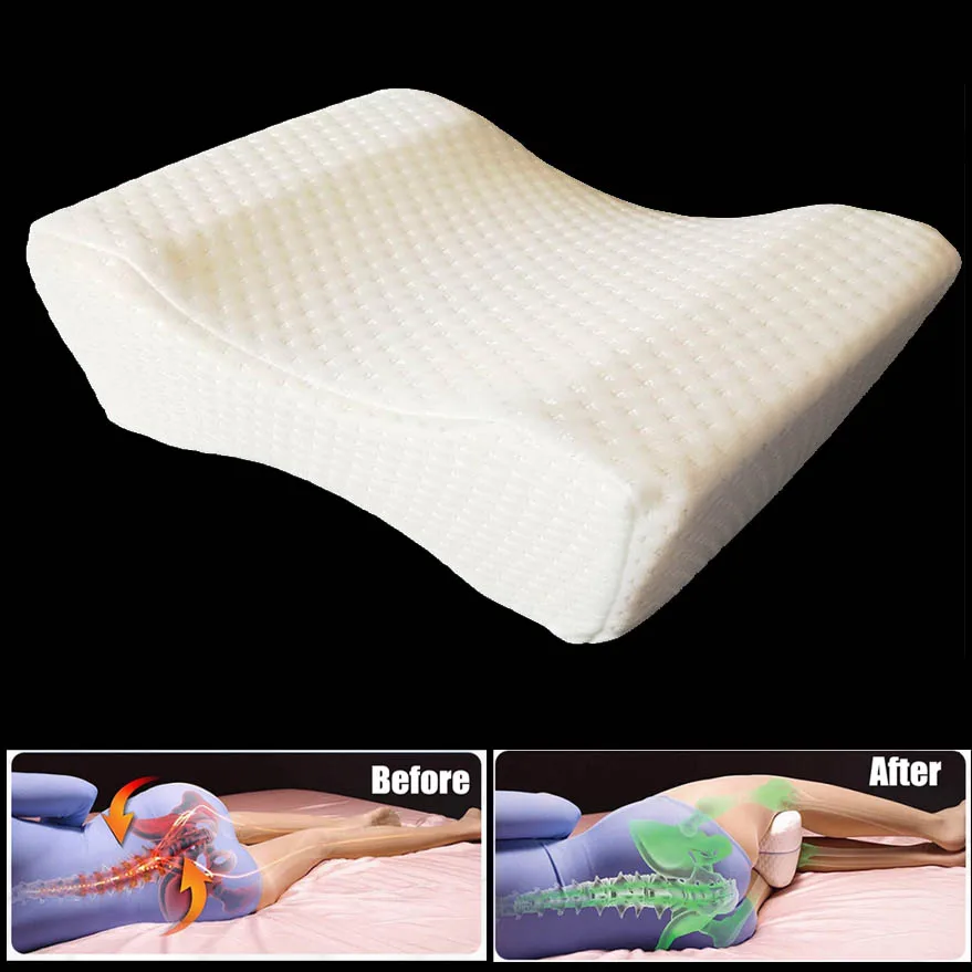 Подушка для ног с эффектом памяти постельное белье в форме кости снимает стресс и