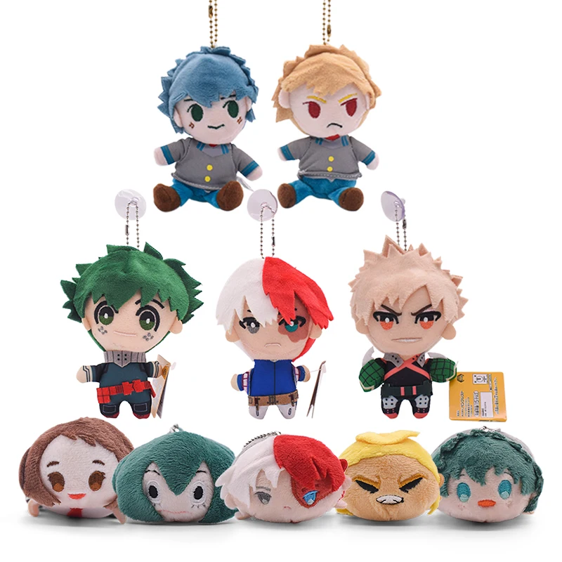 Кукла моя геройская Академия Izuku Midoriya Katsuki Bakugou Shouto Todoroki плюшевая кулон игрушка