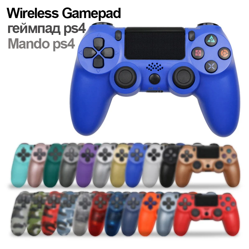 Беспроводной Bluetooth геймпад PS4 контроллер из АБС пластика для Dualshock 4 оригинальная