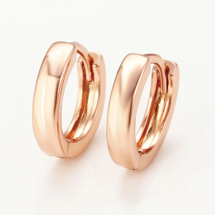 Золотистые серьги MxGxFam для женщин гладкий стиль лидер продаж Aliexpress не содержит
