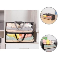tidy premium blankets sheets container fashion storage bag clear window for travel