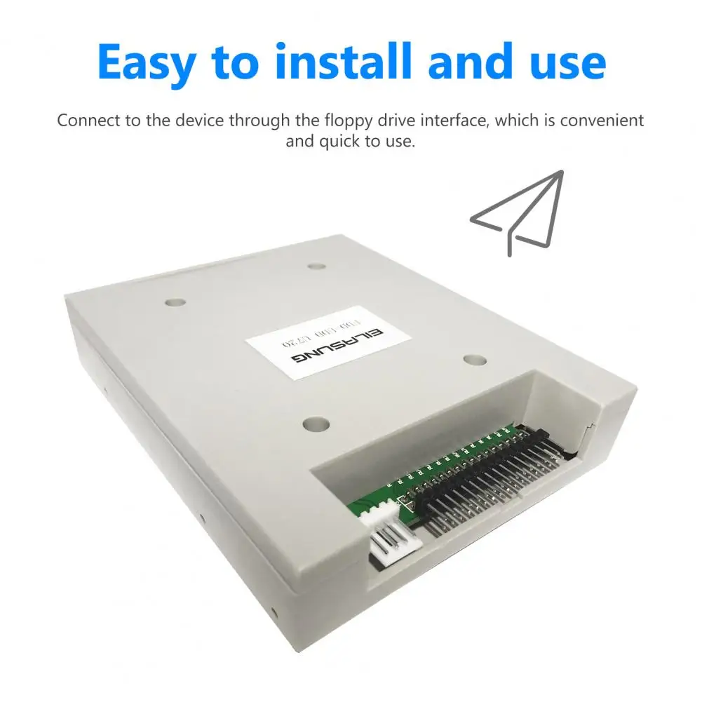 Фото Эмулятор USB FDD-UDD U720, внутренний 34-контактный CPU 720KB флоппи-накопитель в USB эмулятор для компьютера, Прямая поставка №5