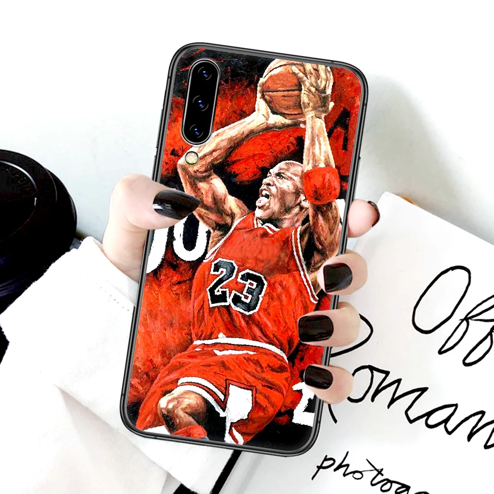 

Jordan Basketball 23 Phone Case For Samsung Galaxy A 3 5 7 8 10 20 20E 21S 30 30S 40 50 51 70 71 black Funda Soft Back Fashion