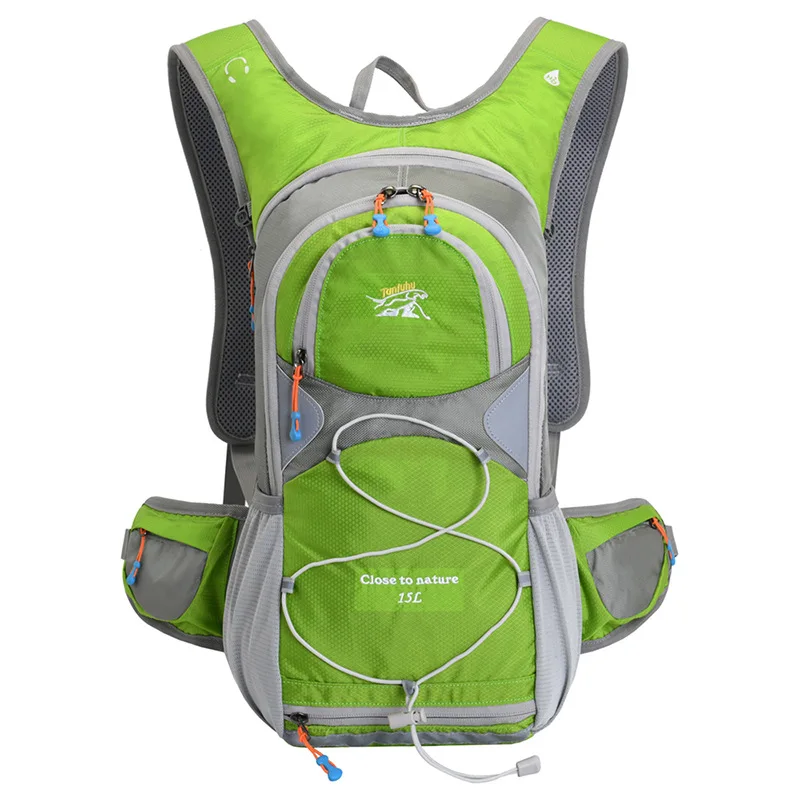 

new cycling backpack water bottle water bag backpack outdoor mountaineering running bag marathon sports equipment