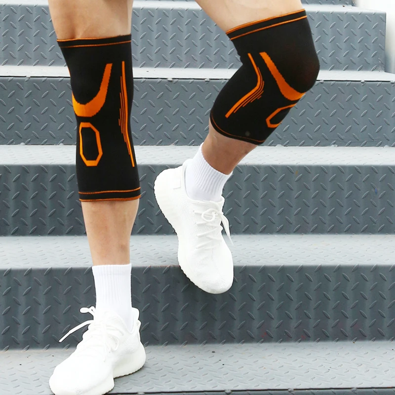 1 шт. для бега езды на велосипеде наколенники эластичные нейлоновые