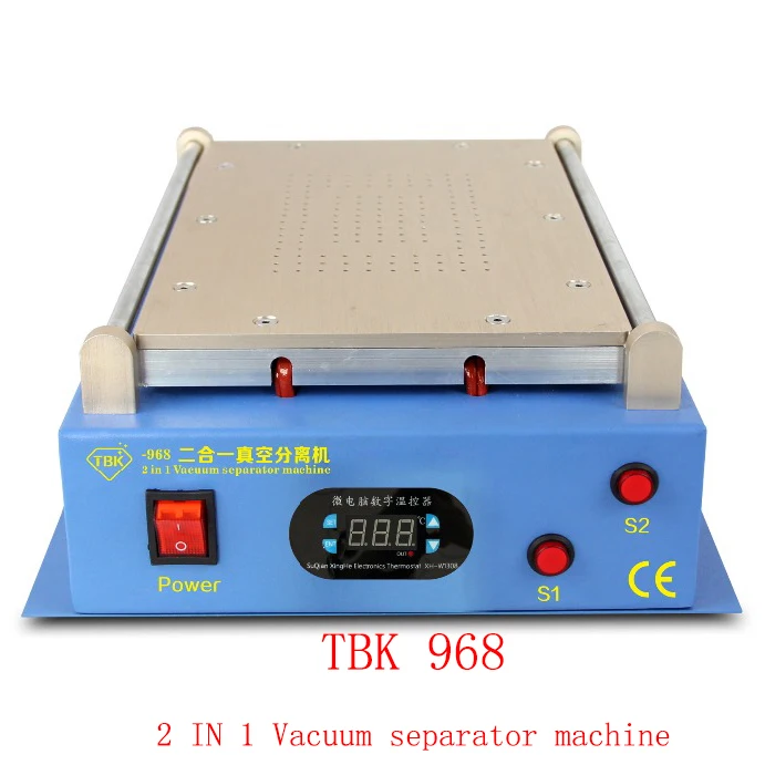 

TBK 968 Factory direct sales 2 in 1 vacuum lcd separator for mobile+LCD screen repair machine for mobile