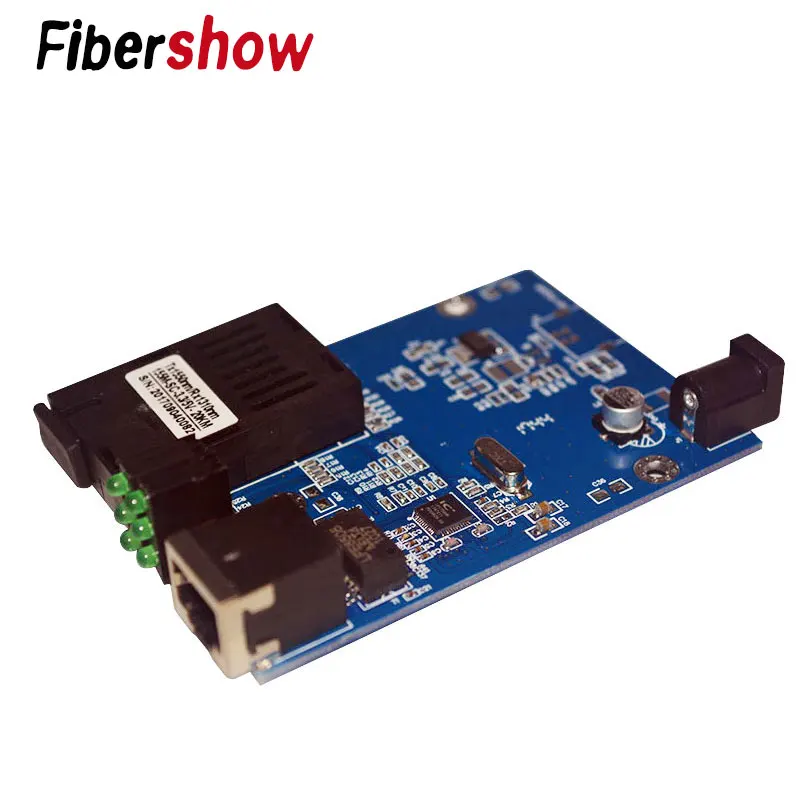 Оптоволоконный преобразователь pcba ethernet волоконно оптический медиа конвертер