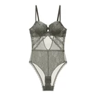 Женский кружевной комбинезон с эффектом пуш-ап