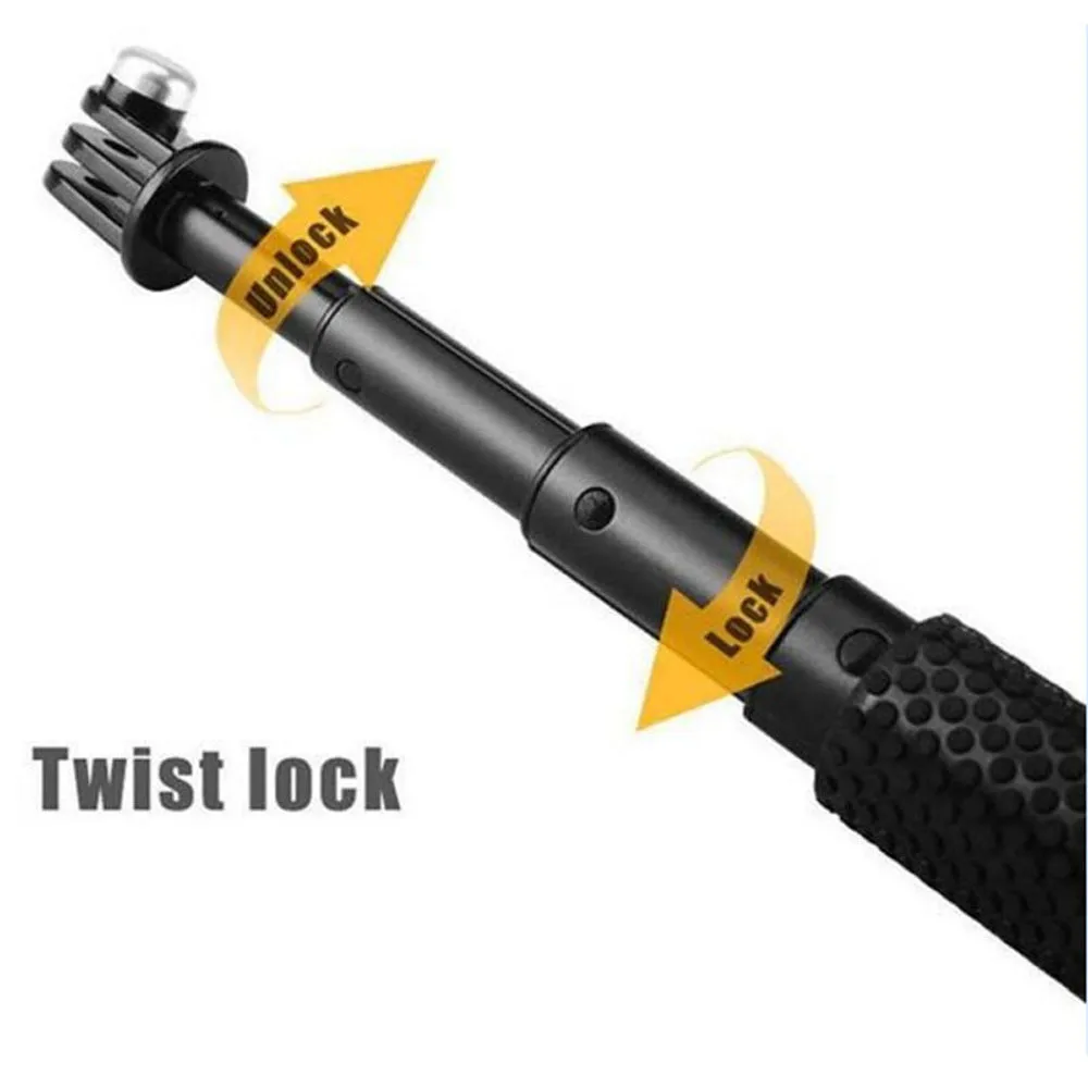 Телескопический ручной монопод для селфи 19 дюймов раздвижная палка экшн-камеры