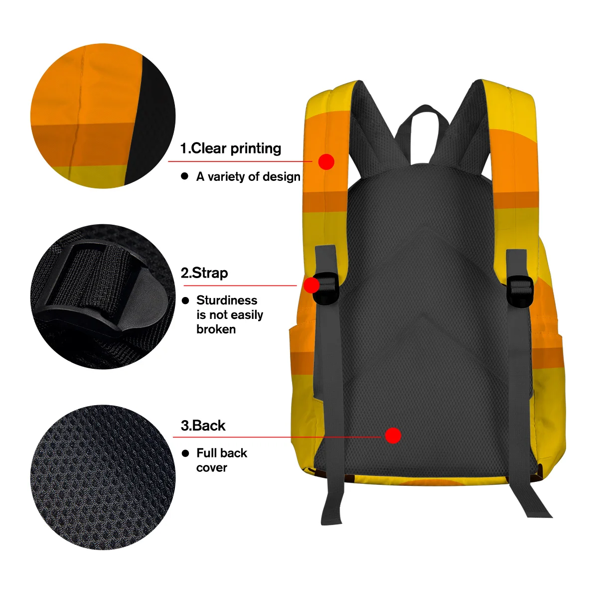 Мультяшный маленький рюкзак в виде желтой утки для студентов колледжа ноутбука