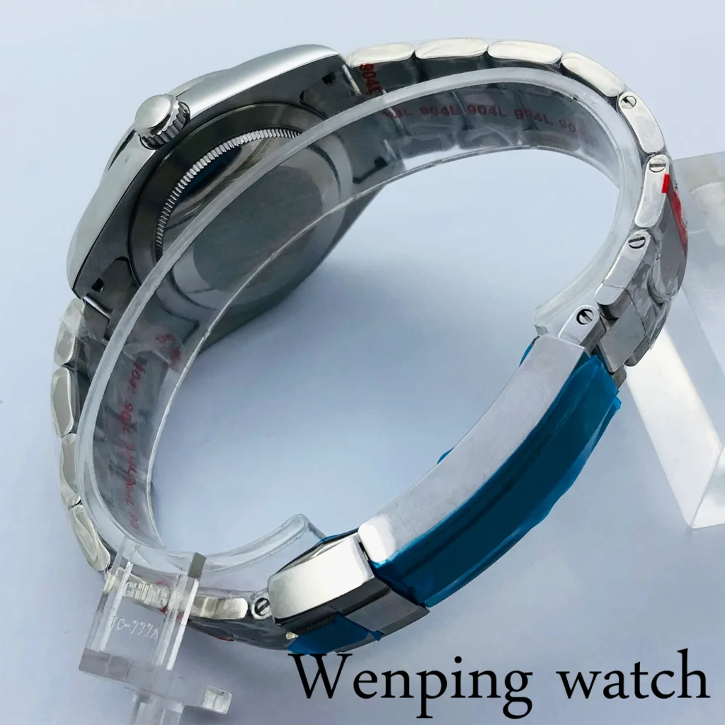 Часы мужские механические водонепроницаемые без логотипа 39 мм