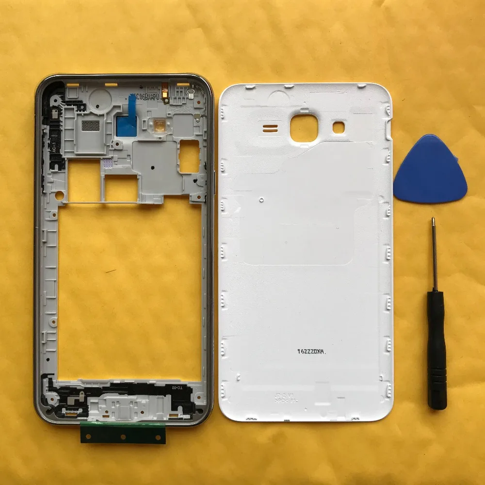 Оригинальная средняя рамка корпуса для samsung Galaxy J7 J700 J700F J700H J700M чехол для телефона задняя крышка аккумулятора