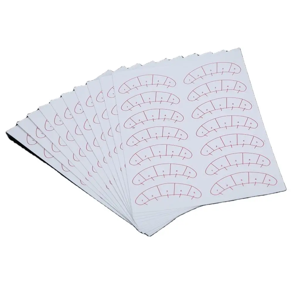 

70 пар/упак. бумажные пластыри 3D ресницы под глазами накладки для наращивания ресниц практика накладки на глаза наклейки косметические обер...