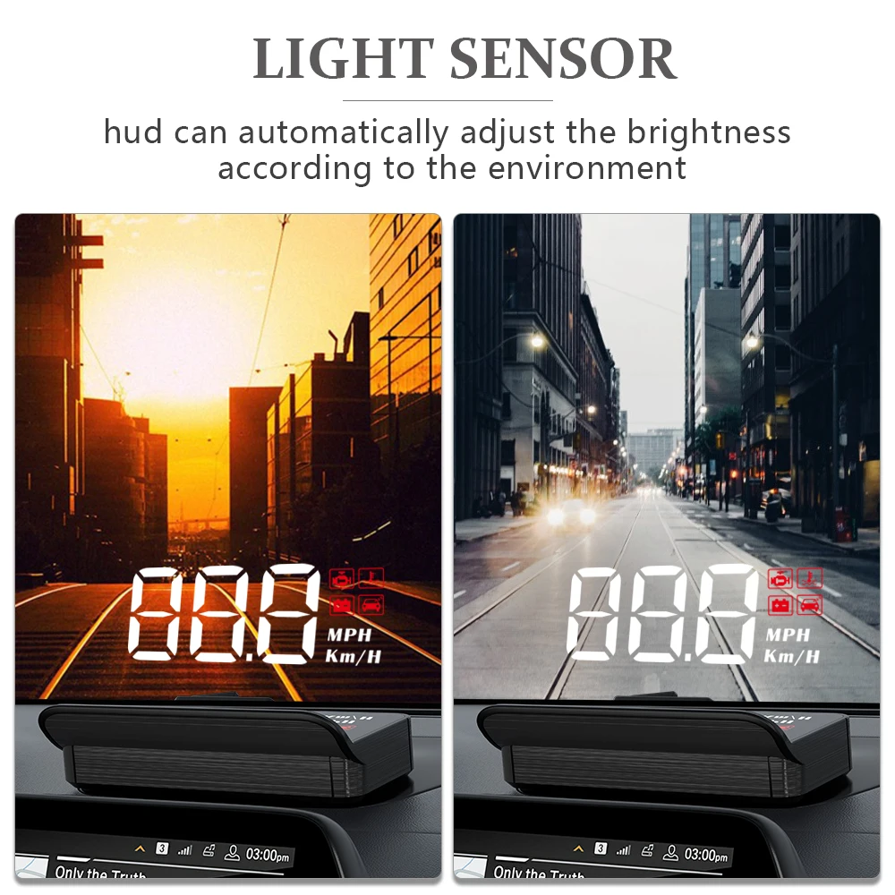 wiiyii m3 hud head up display obd2 trip computer speed projector obd2 auto on board computer fuel mileage alarm car accessories free global shipping