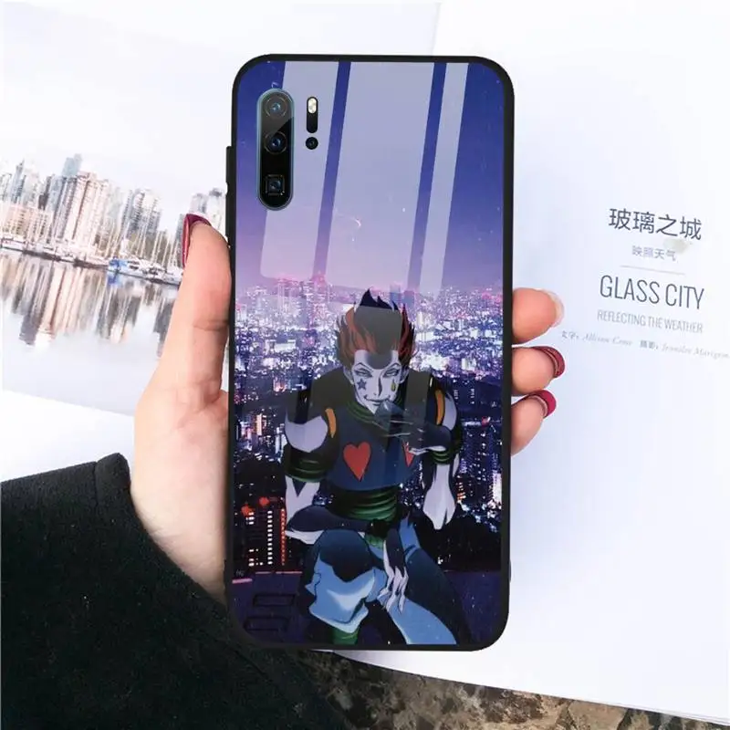 

Hisoka HxH Anime Collages Hunte Phone Case Tempered glass For Huawei Honor 7A 8X 9 10 v10 P30 20 9 10Pro Plus Lite mate10 20 pro