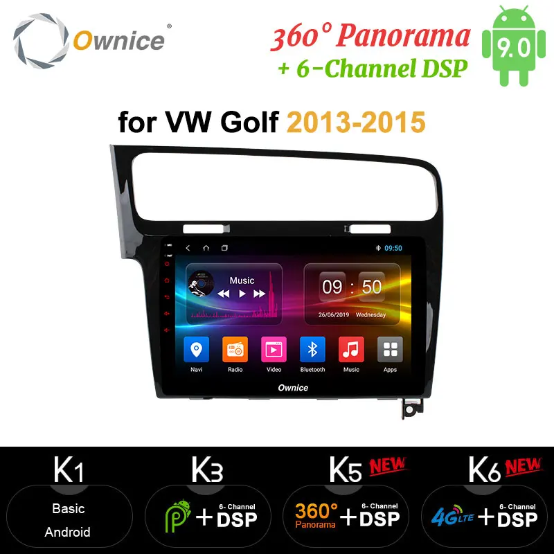 Ownice DSP Carplay Octa Core 10 1 "Android автомобильный DVD GPS Navi для VW Golf 7 2014 Радио стерео с 2 Гб ОЗУ